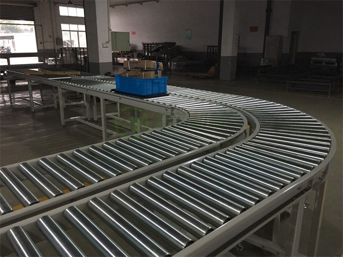 轉（zhuǎn）彎輥筒輸送機07